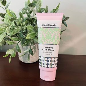 refreshments luscious hand cream citrus spritz